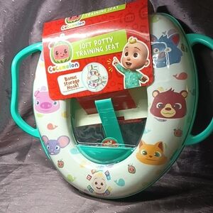 Cocomelon Soft Potty Training Seat - Teal/White